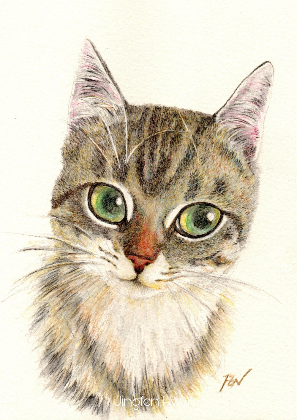 A Thinking Cat by Jingfen Hwu